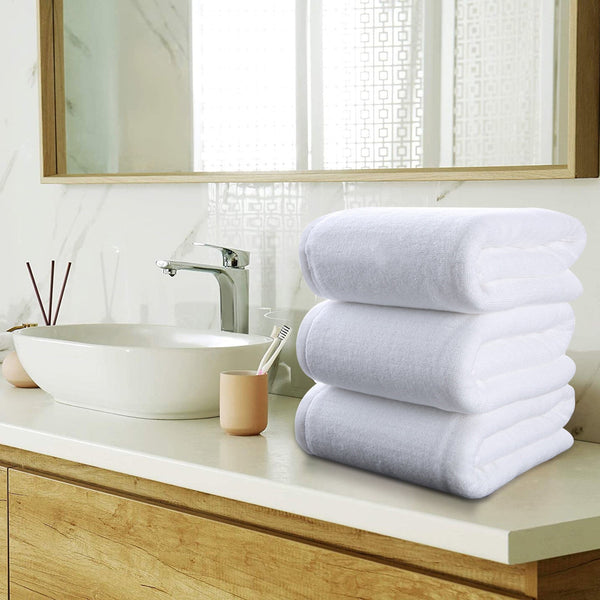 Bath Towel,Washcloths,Hotel Cotton Towel Hotel Cotton White Towel Bed and Breakfast Towel,Bath Sheets