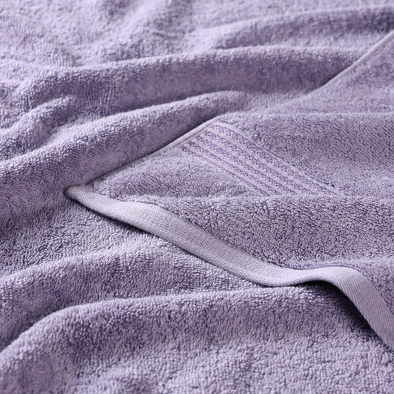 Derry Solid Egyptian Cotton 8-Piece Hand Towel Set, Royal Purple