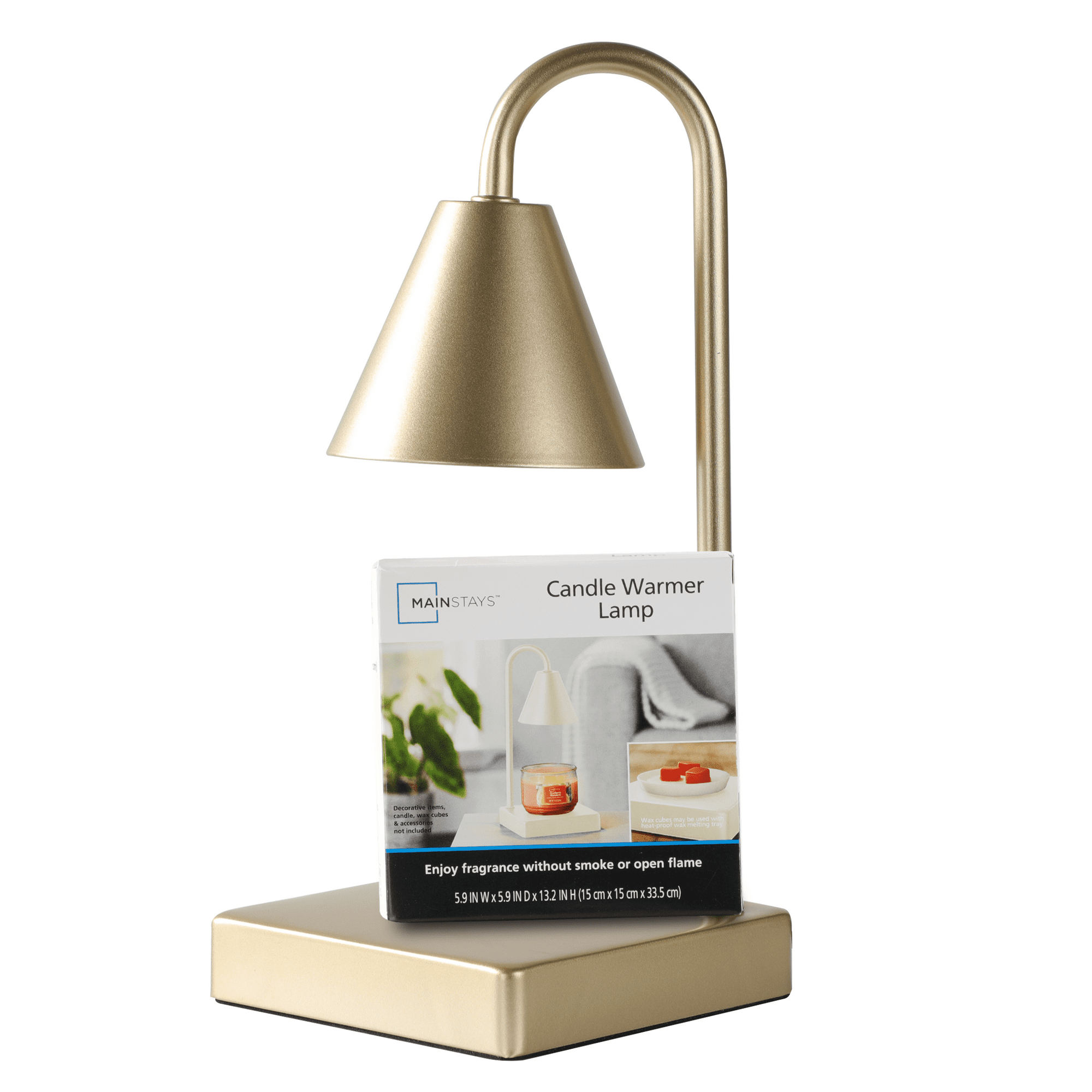 Mainstays Candle Warmer Lamp, Gold