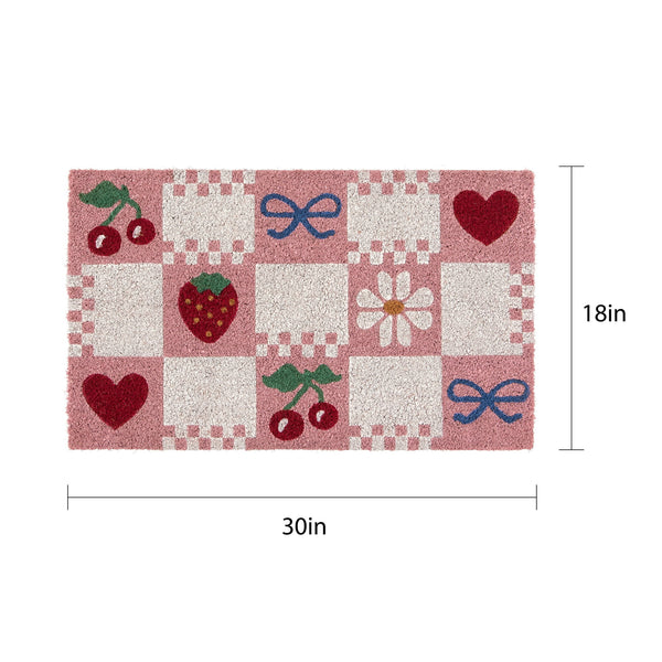 Mainstays Cross Stitch Outdoor Doormat, 18"x30"