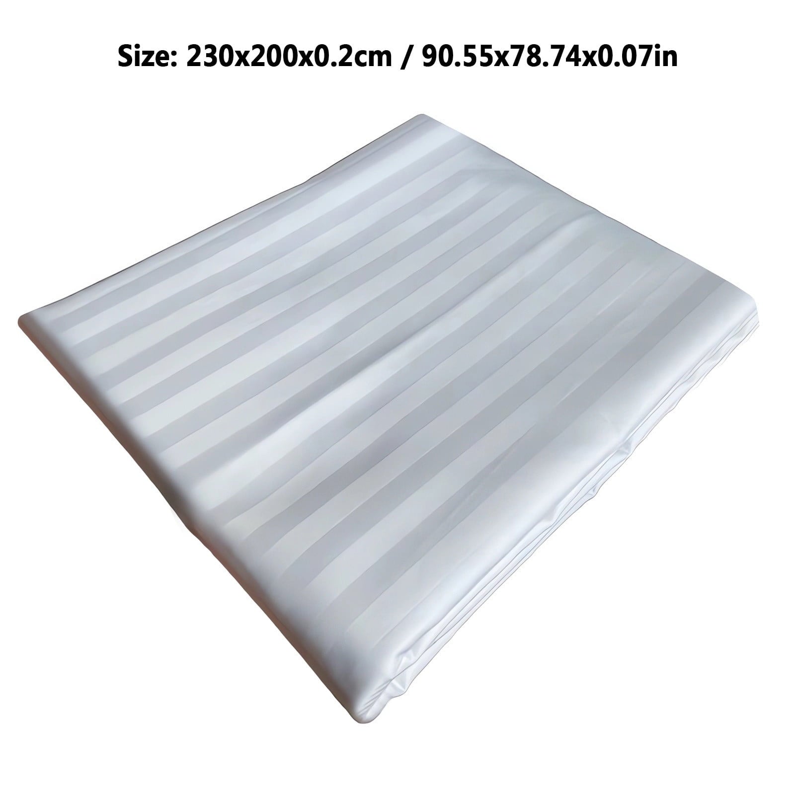 Bed Sheet White Satin Stripe Bath Sheet Luxury Hotel Quality Bed Linen Guesthouse Dormitory Soft Comfortable Bedding Sheet