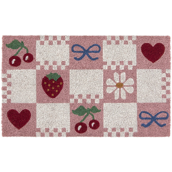 Mainstays Cross Stitch Outdoor Doormat, 18"x30"