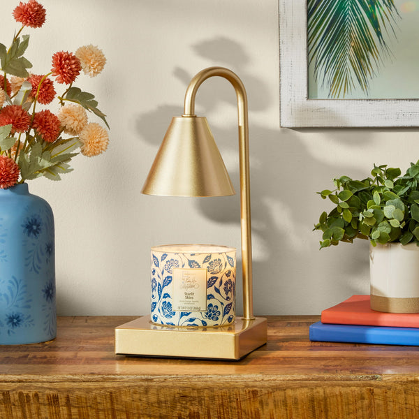 Mainstays Candle Warmer Lamp, Gold